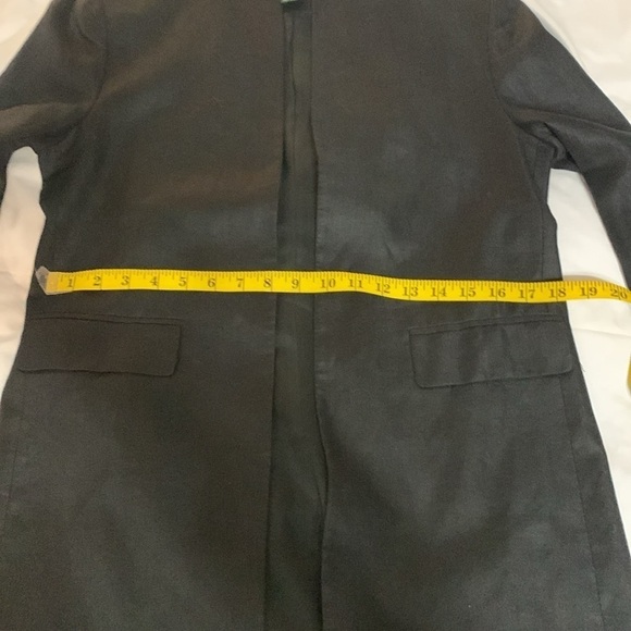 Ralph Lauren black linen, knee-high jacket - Picture 13 of 16